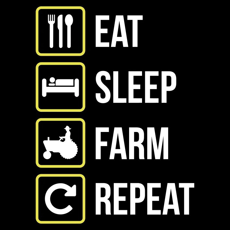 Mangez le sommeil Répéter Ferme