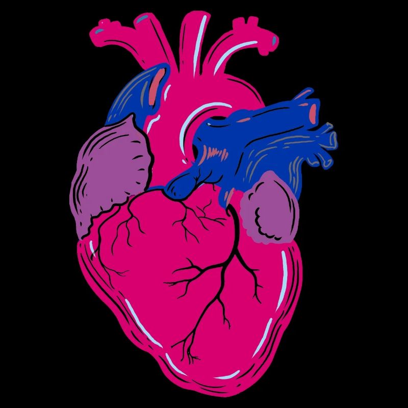 Bisexual Pride Heart Bisexual Gift