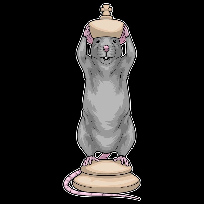 Rat Chess Piece King Chess
