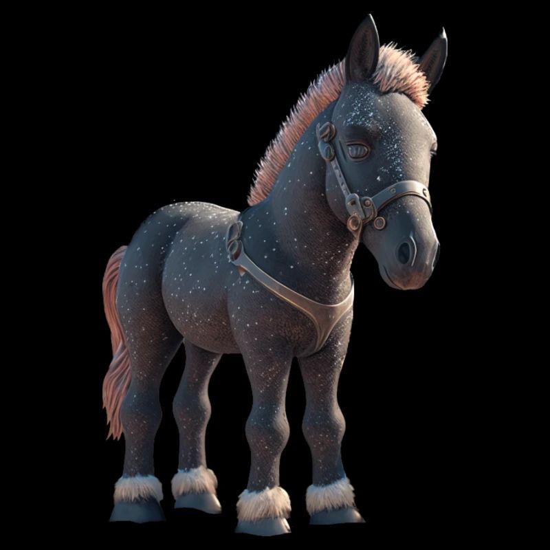 Cheval de dessin animé