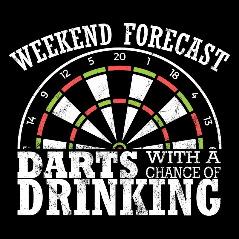Darts Funny Weekend Drinking Play Darts Player