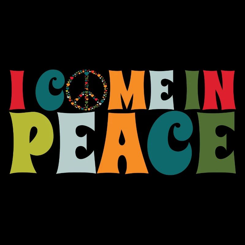 I come in peace funny matching couples