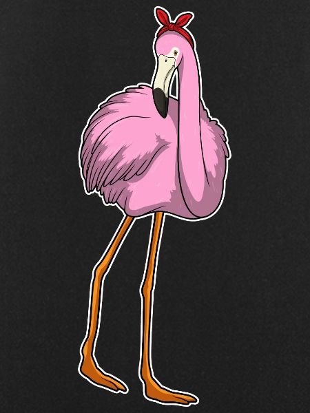Flamingo Hair Bow