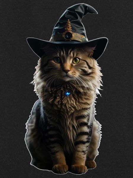 Witch Cat Halloween