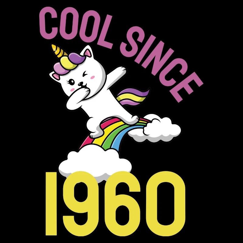 Cool seit 1960 Dabbing Katze 63. Geburtstag