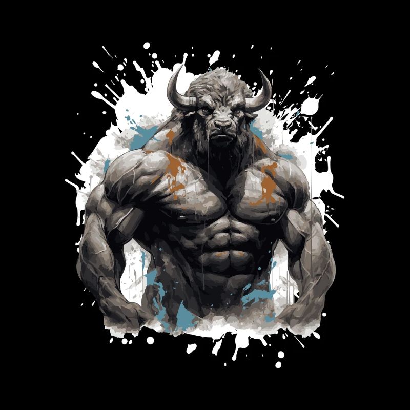 Musculation des muscles du bison