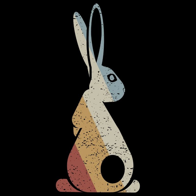Rabbit Retro Style Vintage