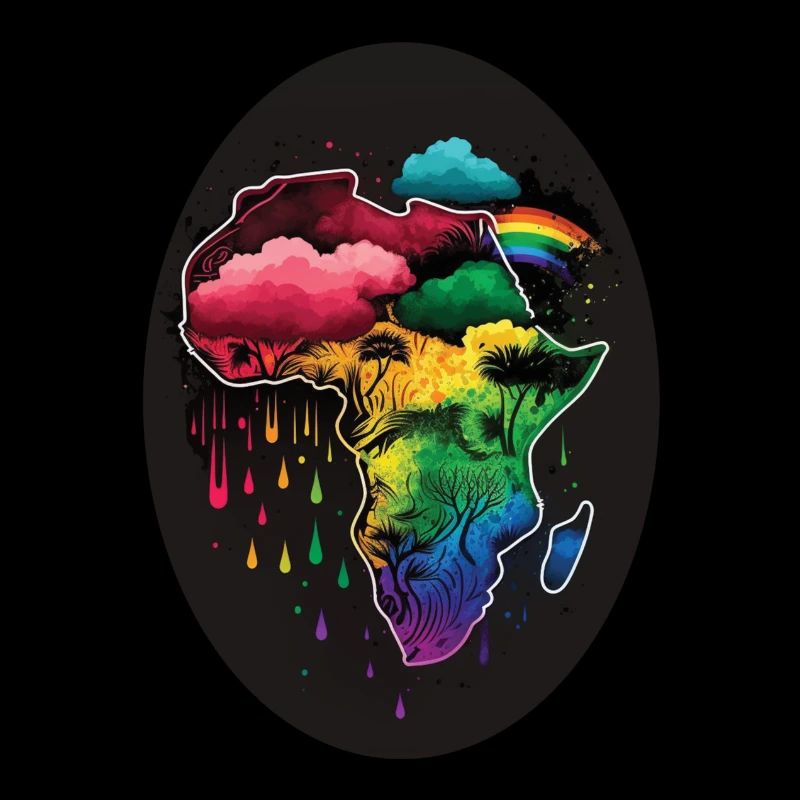 AFRICA - MEDALLION MAP