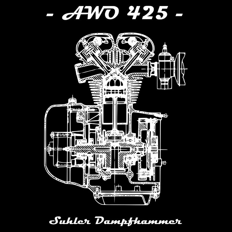 AWO 425 - Suhler Dampfhammer - white