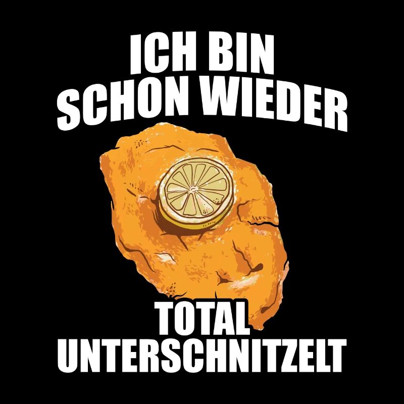 Totally undercut schnitzel