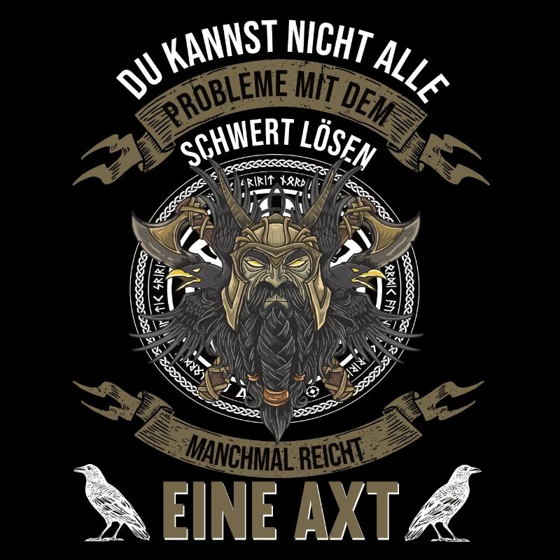 Wikinger Krieger Nordmann Axt Valhalla Nordmänner