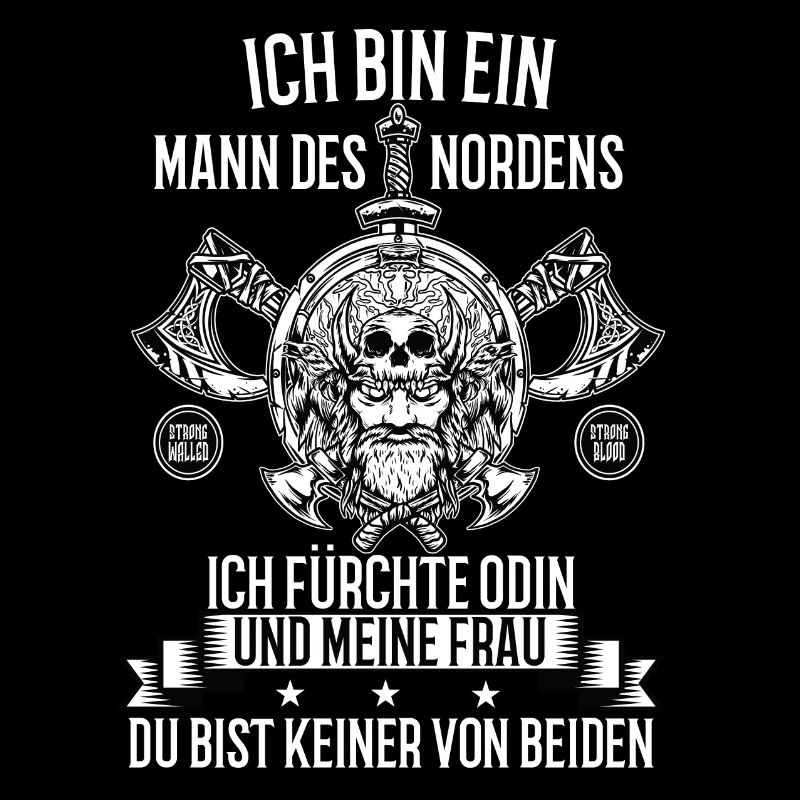 Wikinger Krieger Nordmann Axt Valhalla Nordmänner