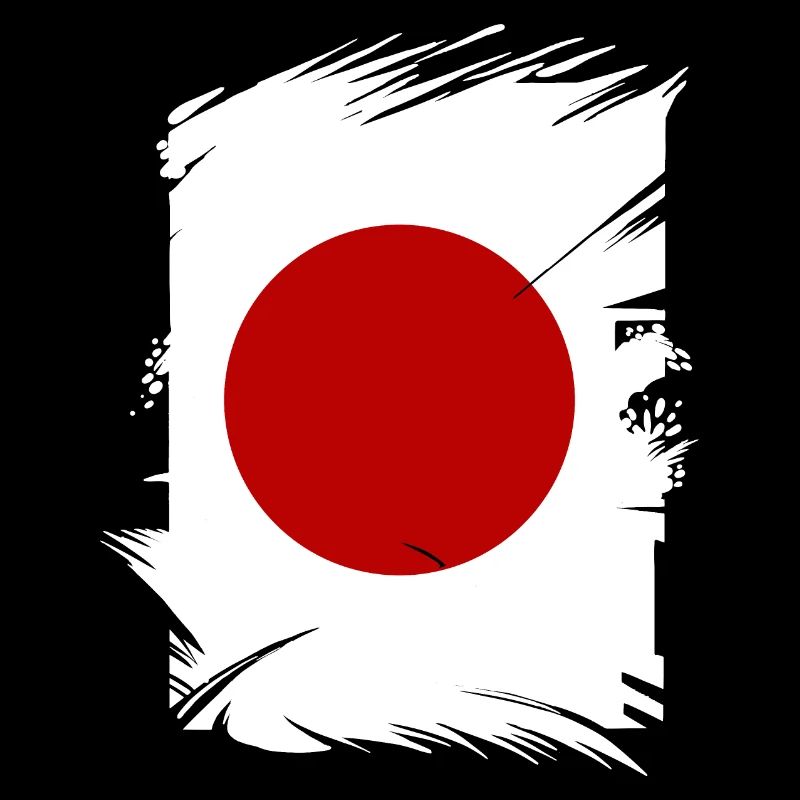 Drapeau du Japon utilisé Look Nihon Drapeau japonais