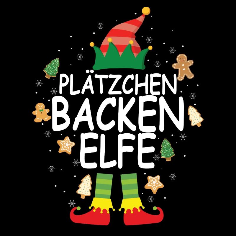 Plätzchen Backen Elfe Weihnachtsbäcker Geschenk