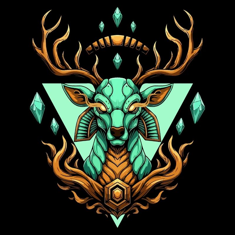 Turquoise Moose Crystal Geometry