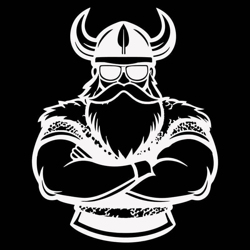 Kraft viking à bras croisés