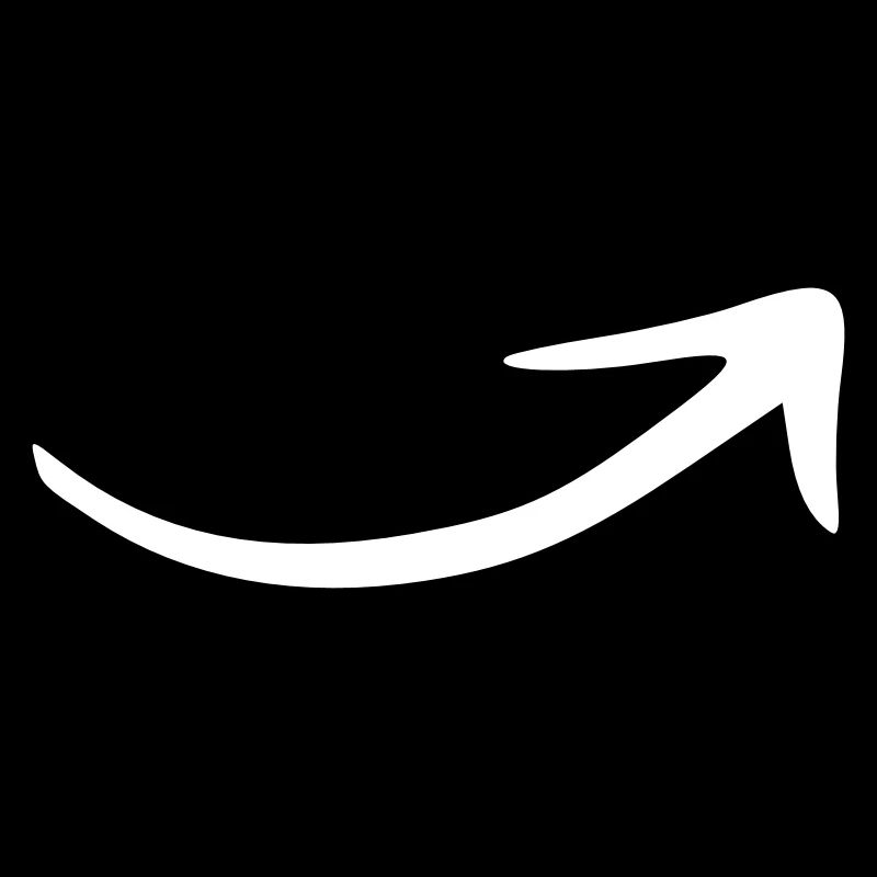Arrow drawing sketch white