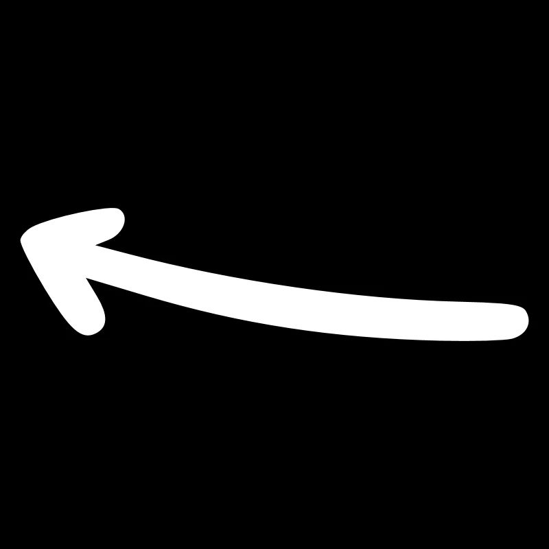 Arrow drawing sketch white