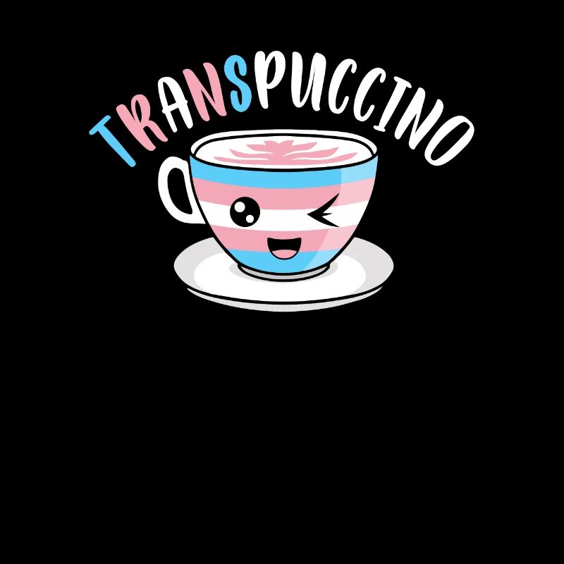 Cappuccino Trans Drapeau Trans Café
