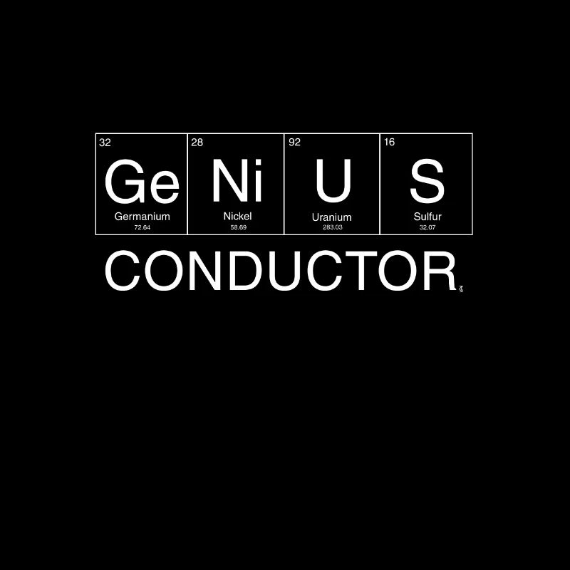 Genie-Dirigent-Tabelle des Element-Musikers