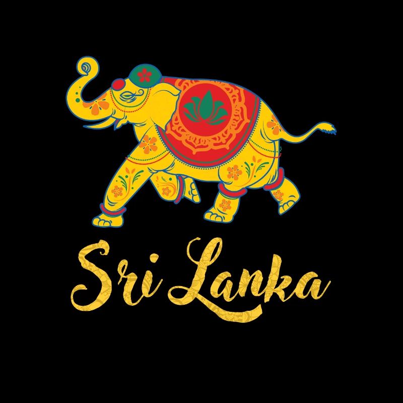 Sri Lanka Elephant India Abstract Gift