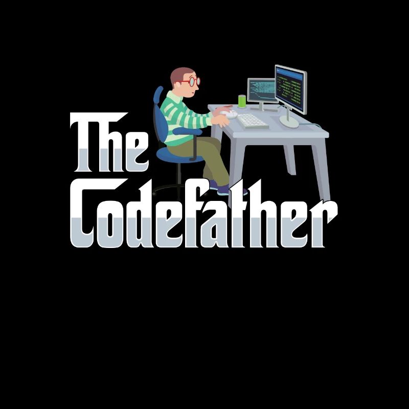 Lustiger IT-Abteilung-Softwareentwickler-Computer