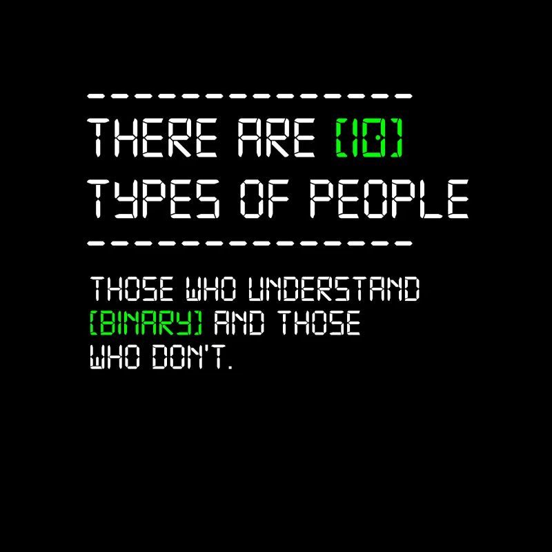 10 Arten von Menschen Programmierer Coder Entwickler Geschenk