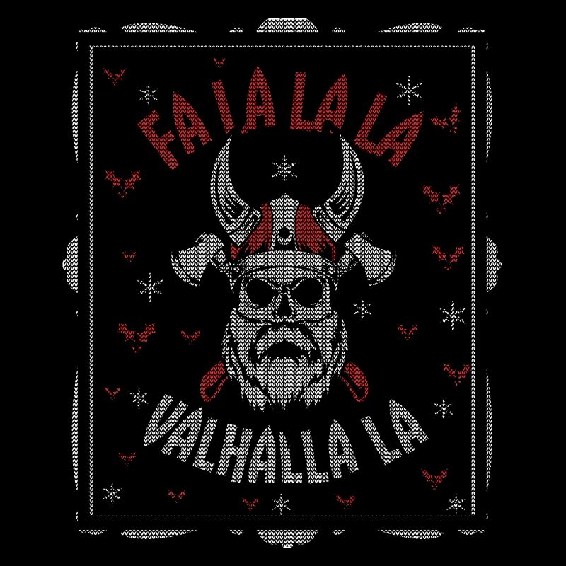 Fa La La Valhalla Vikings Ugly Christmas