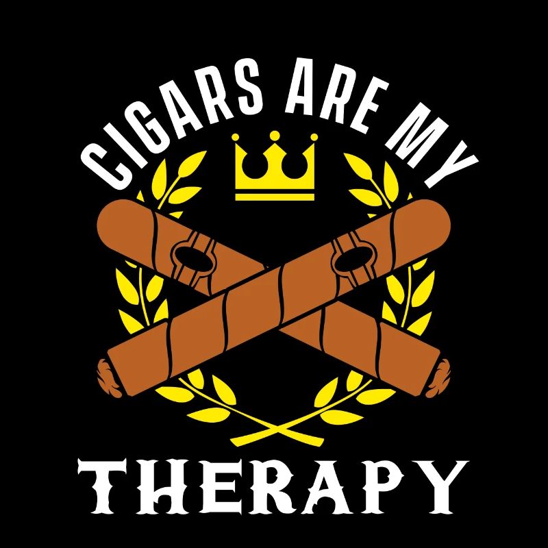 Cigars My Therapy Humidor Smoke Cigar Lover Gift