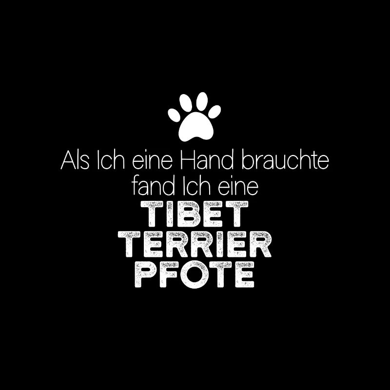 Hand Tibet Terrier Pfote