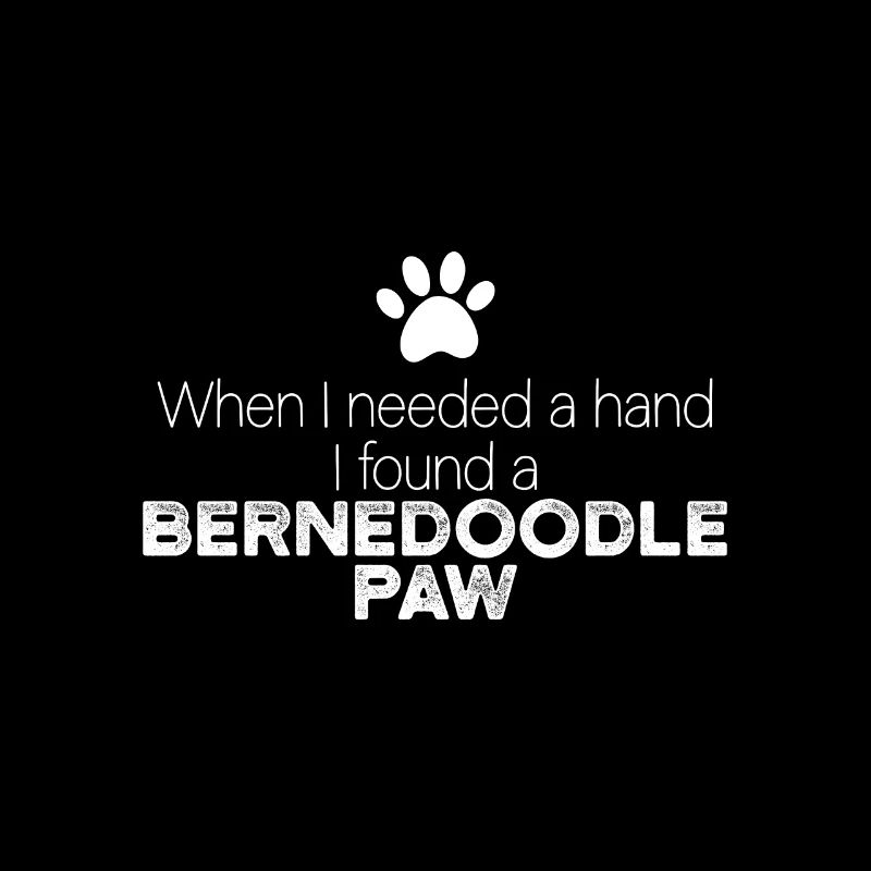 Hand Bernedoodle Paw