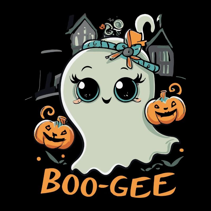 Boo Gee Cute Halloween Ghost