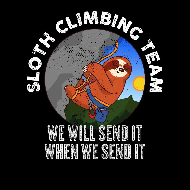 Climbing Bouldering Sloth Climbing Team