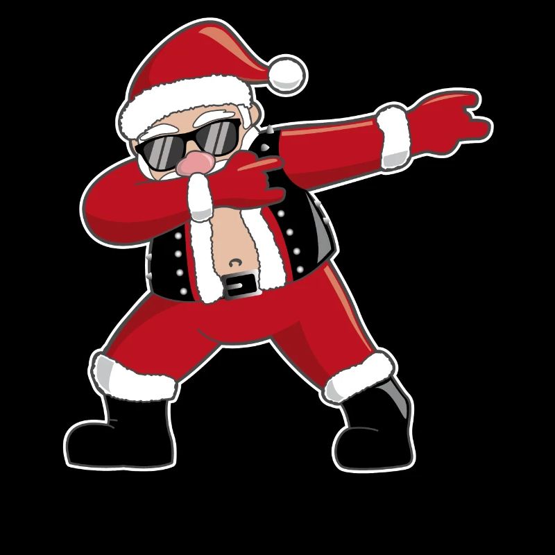 Cooler Dabbing Weihnachtsmann Weihnachten Geschenk