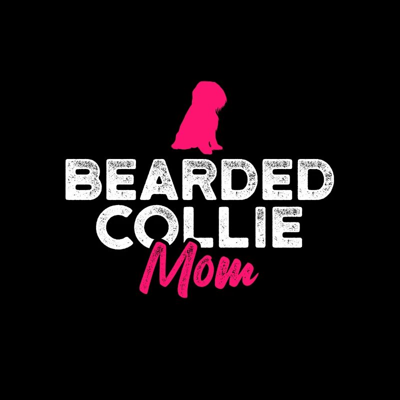 Bearded Collie mom