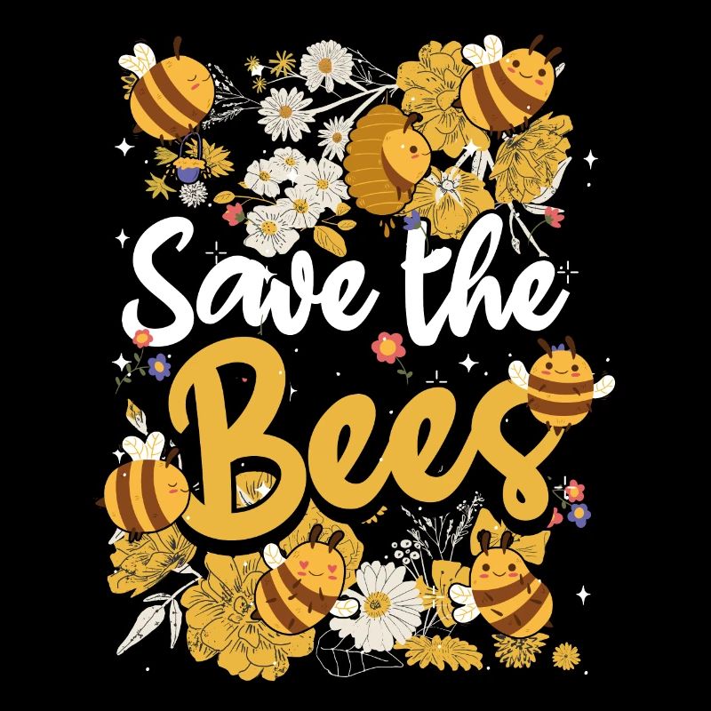 Save the Bees Beekeeper sweet bee and bees