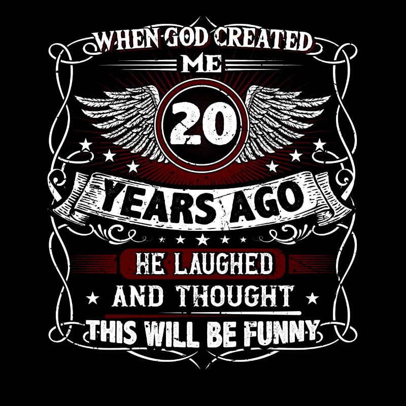 When God created me 20 years ago, Lustiger created 20.
