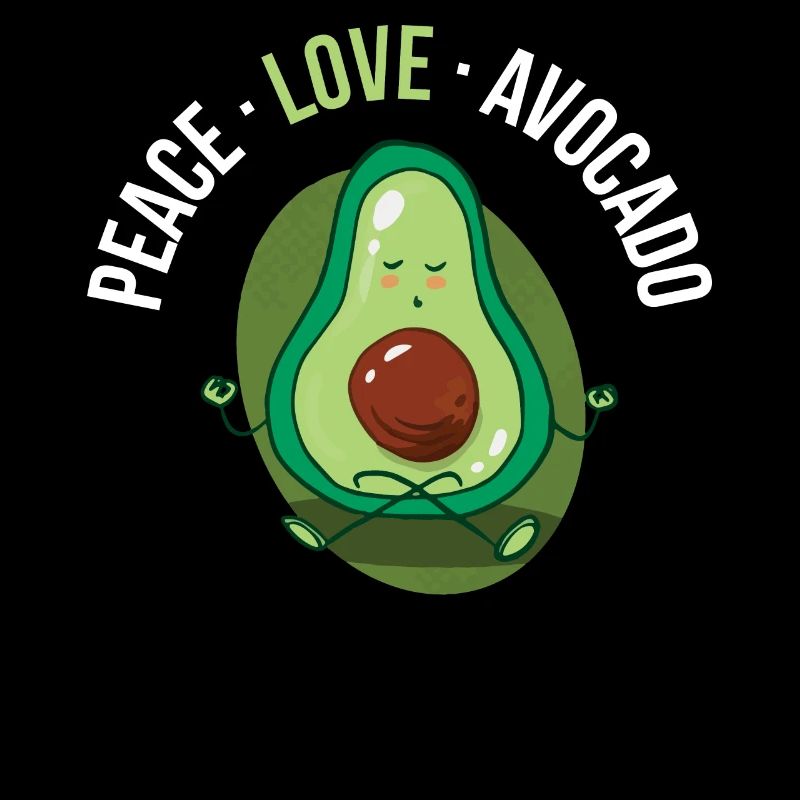 Peace Love Avocado Avocado Geschenk