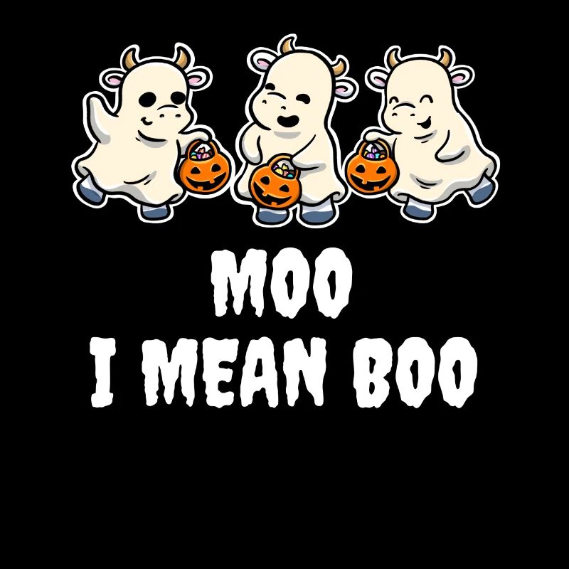 Moo I Mean Boo Cow Geist Geschenk
