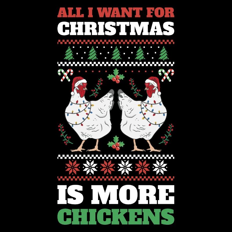 Xmas Chickens Hässlicher Weihnachtspulli Geschenk