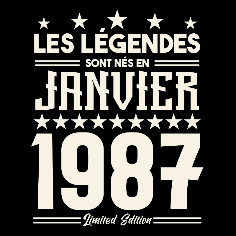 cadeau d'anniversaire janvier 1987. Janvier 1987.