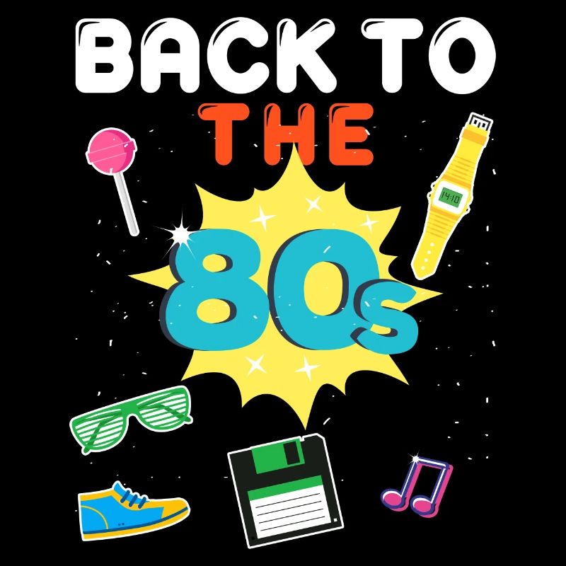 Année 80's Design Vintage Original