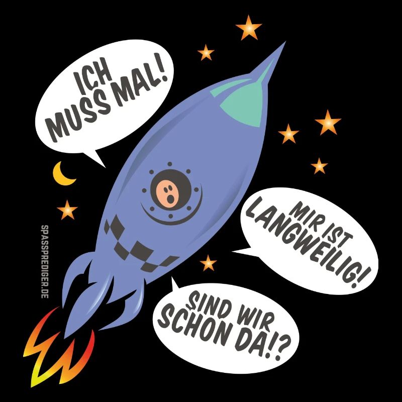 Astronaut in Rakete