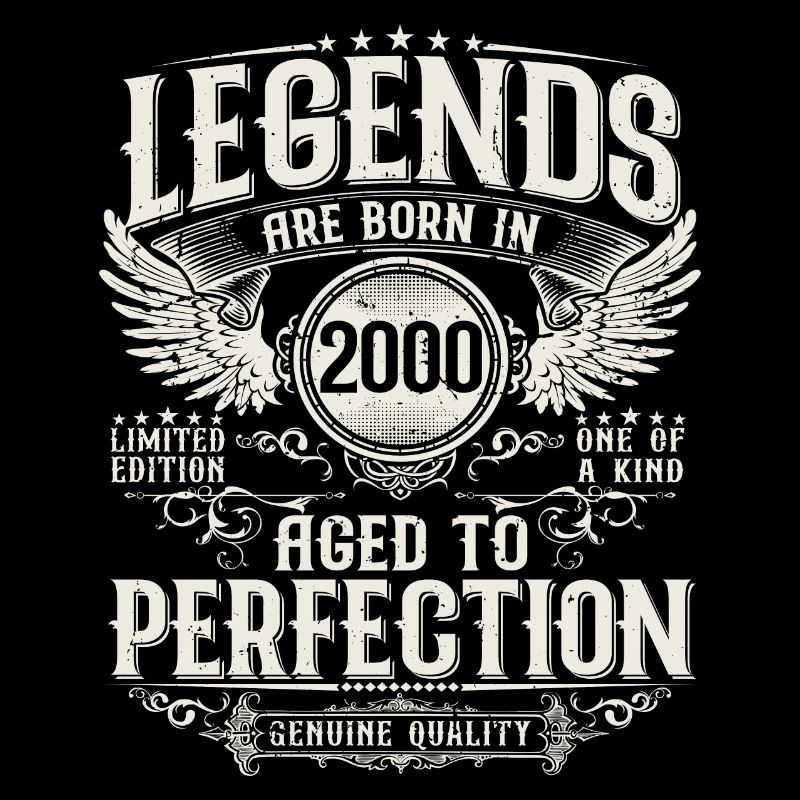 Né en 2000 Legends Cadeau d’anniversaire