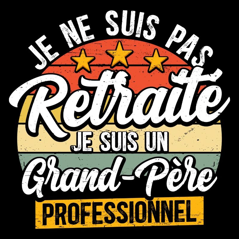 Grand-Père Professionnel Retraité Papy