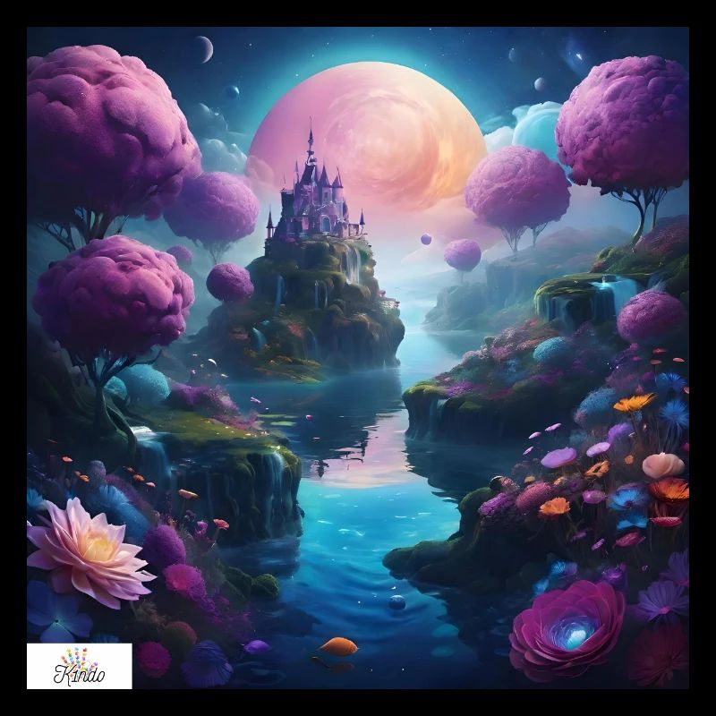 Ätherisches Königreich Traumlandschaft