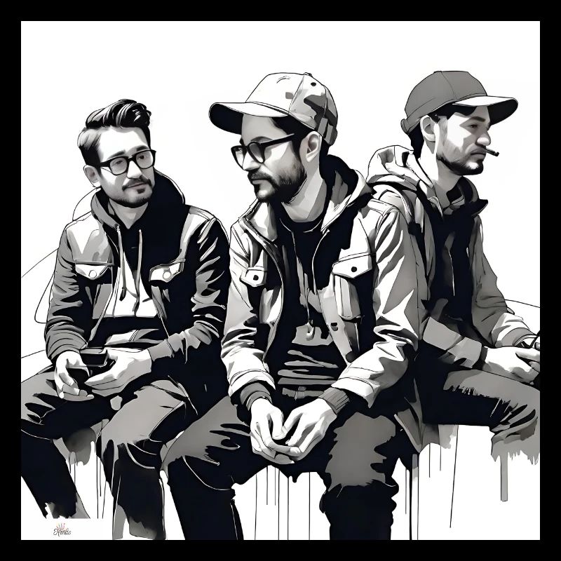 3 amis de l’encre