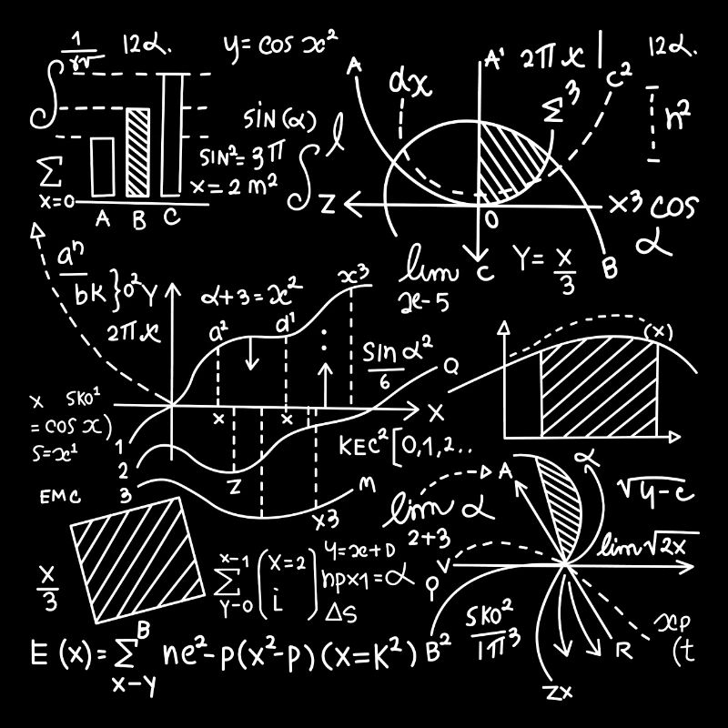 Professeur de mathématiques formule mathématique