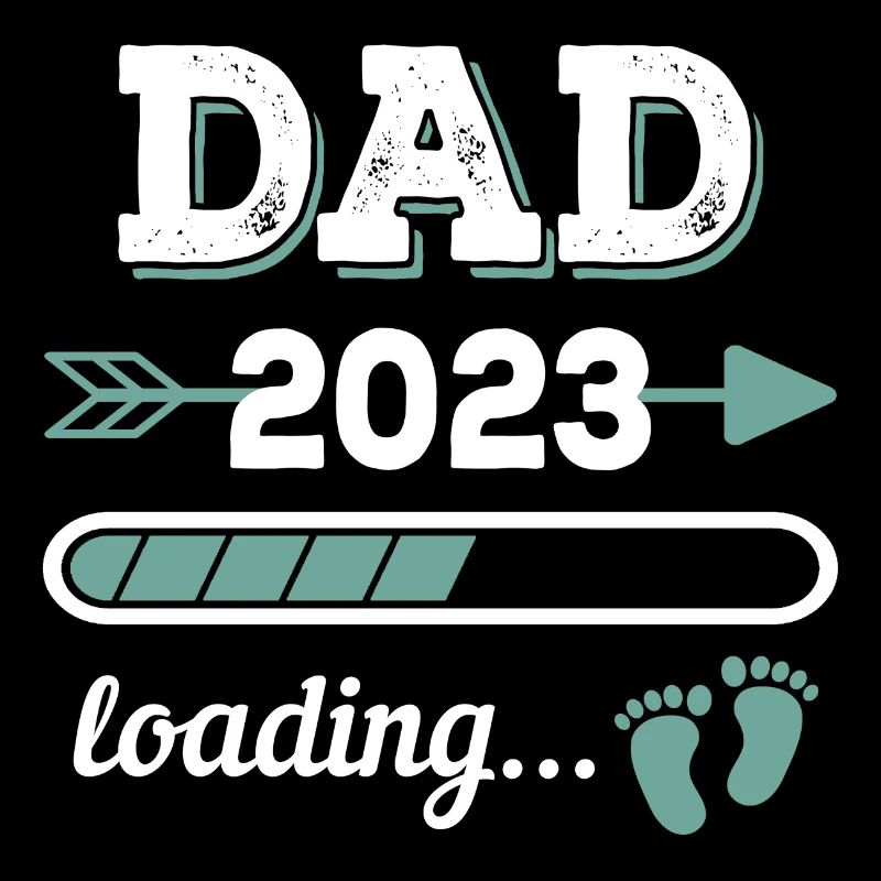 Dad 2023 Loading Zukünftiger Vater Geschenk