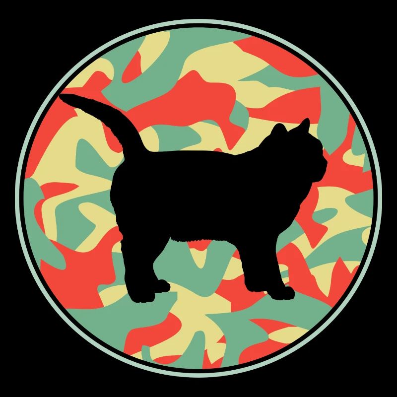 Vintage Britisch Kurzhaar Katze